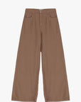 Dixie Pantaloni soft denim tinta unita