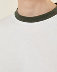 Souvenir t-shirt con bordi colorati