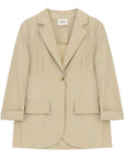 Dixie giacca monopetto in cotone