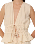 Philia Loft gilet/top goffrato