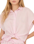 Souvenir camicia in mussola rigata
