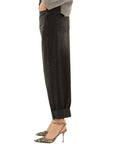 Souvenir jeans con borchie in vita
