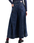 Alessia Santi jeans cropped con gamba extra wide