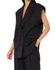 Philia Loft gilet oversize doppiopetto