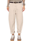 Philia Loft pantalone in fustagno con cintura