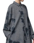 Neirami camicia oversize in flanella vichy