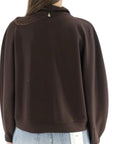 Philia Loft felpa in neoprene con zip e spilla