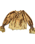 Philia Loft blusa con applicazioni in pizzo