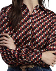 Dixie camicia fantasia geometrica