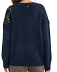 Souvenir maglia con paillettes sulla spalla