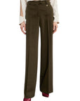 Souvenir pantalone palazzo in tessuto tecnico