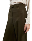 Souvenir pantalone palazzo in tessuto tecnico