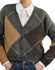 Souvenir cardigan maxi rombi