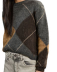 Souvenir maglione girocollo maxi rombi
