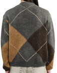 Souvenir maglione girocollo maxi rombi