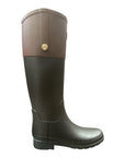 Hunter stivale alto bicolore - refined gold trim riding boot