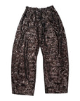 Motel pantalone barrel in micro paiettes