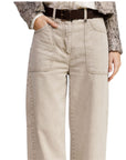 Dixie Pantalone palazzo con tasche applicate