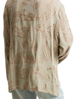 Philia Loft camicia ricamata con collana