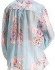 Dixie blusa in mussola fiorata