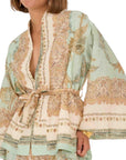Souvenir kimono corto fantasia cashmere