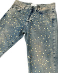Souvenir jeans boyfriend ULTRALEGGERO con borchie e perline