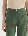 NiceThings Pantaloni dots and flowers