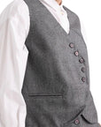 Alessia Santi gilet con chiusura asimmetrica