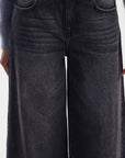 Dixie jeans vita alta gamba ampia LOLA