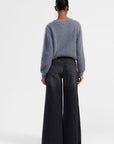 Dixie jeans vita alta gamba ampia LOLA