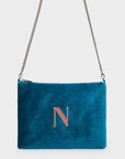 NALI' ALPHABET CLUTCH VELLUTO LETTERA