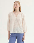 NiceThings Blusa in juacquard devoré