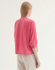 NiceThings Camicia alla coreana in voile di cotone