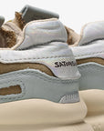 SATORISAN sneakers camoscio e velluto beige