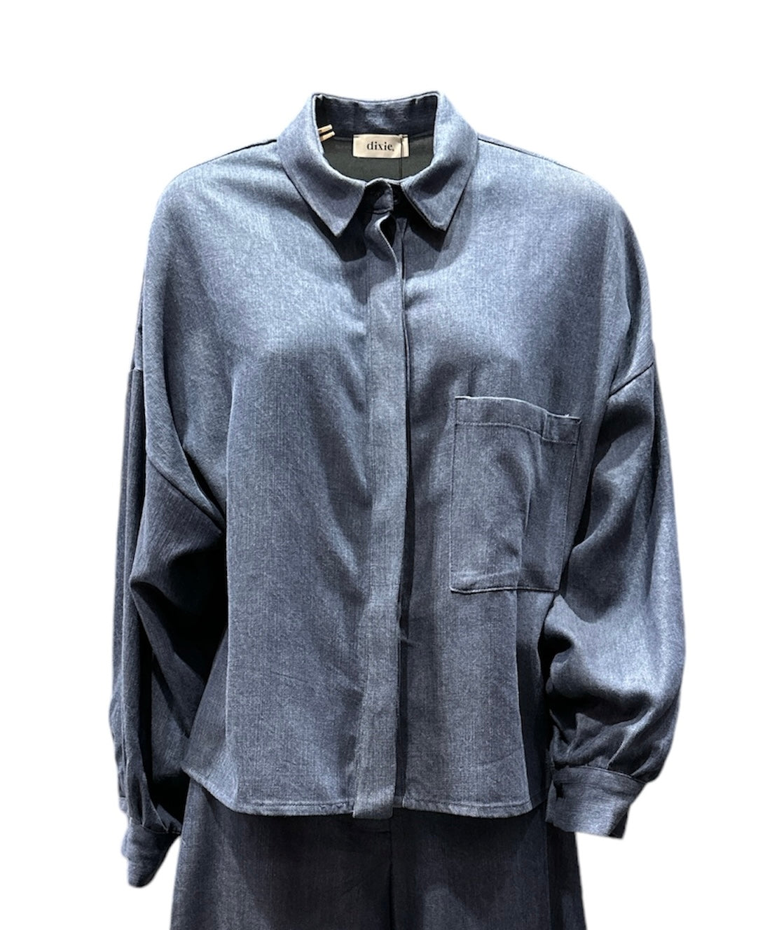 DIXIE giacca camicia effetto denim