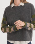 NiceThingsPaloma maglione lambswool con manica a scacchi
