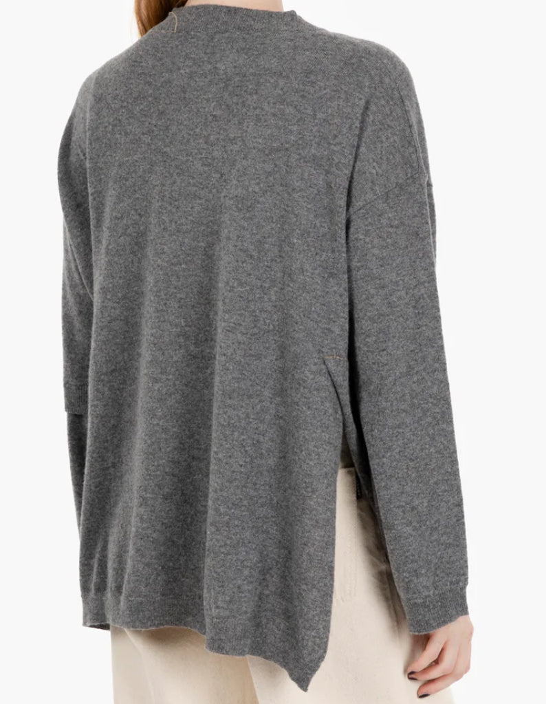 Jei-O maglione oversize con cuciture