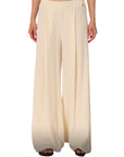 Philia Loft pantalone palazzo goffrato