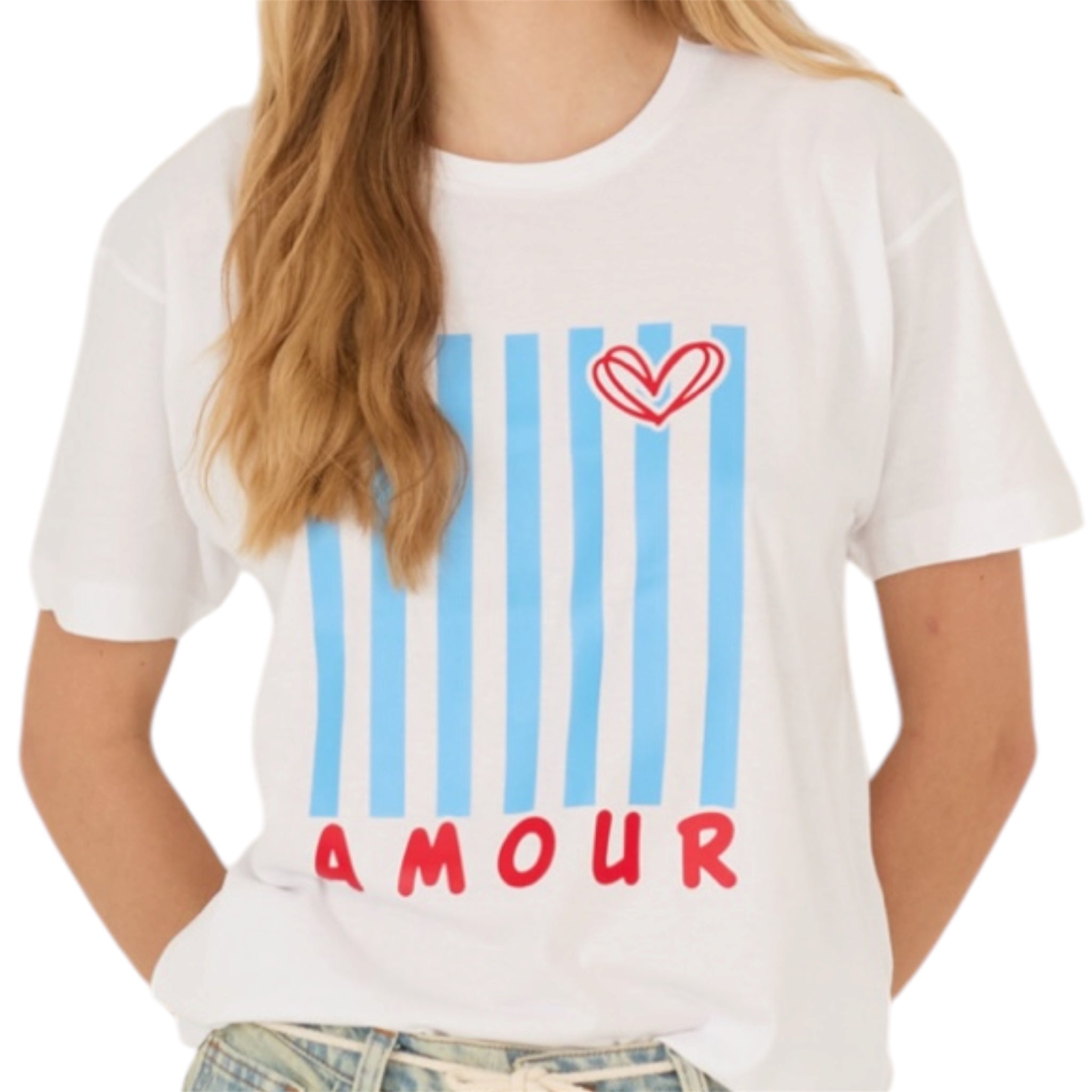 Souvenir T-shirt con stampa AMOUR
