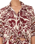 Philia Loft camicia fantasia con nodo