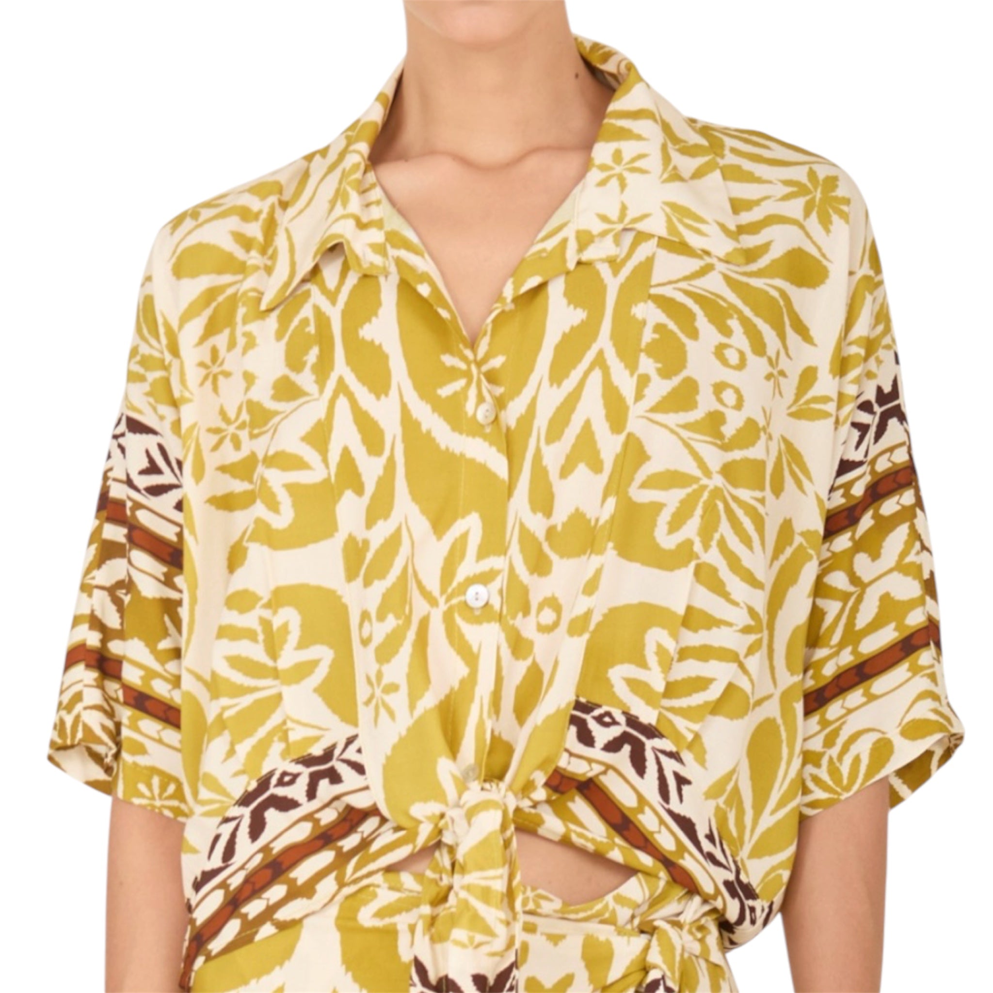 Philia Loft camicia fantasia con nodo