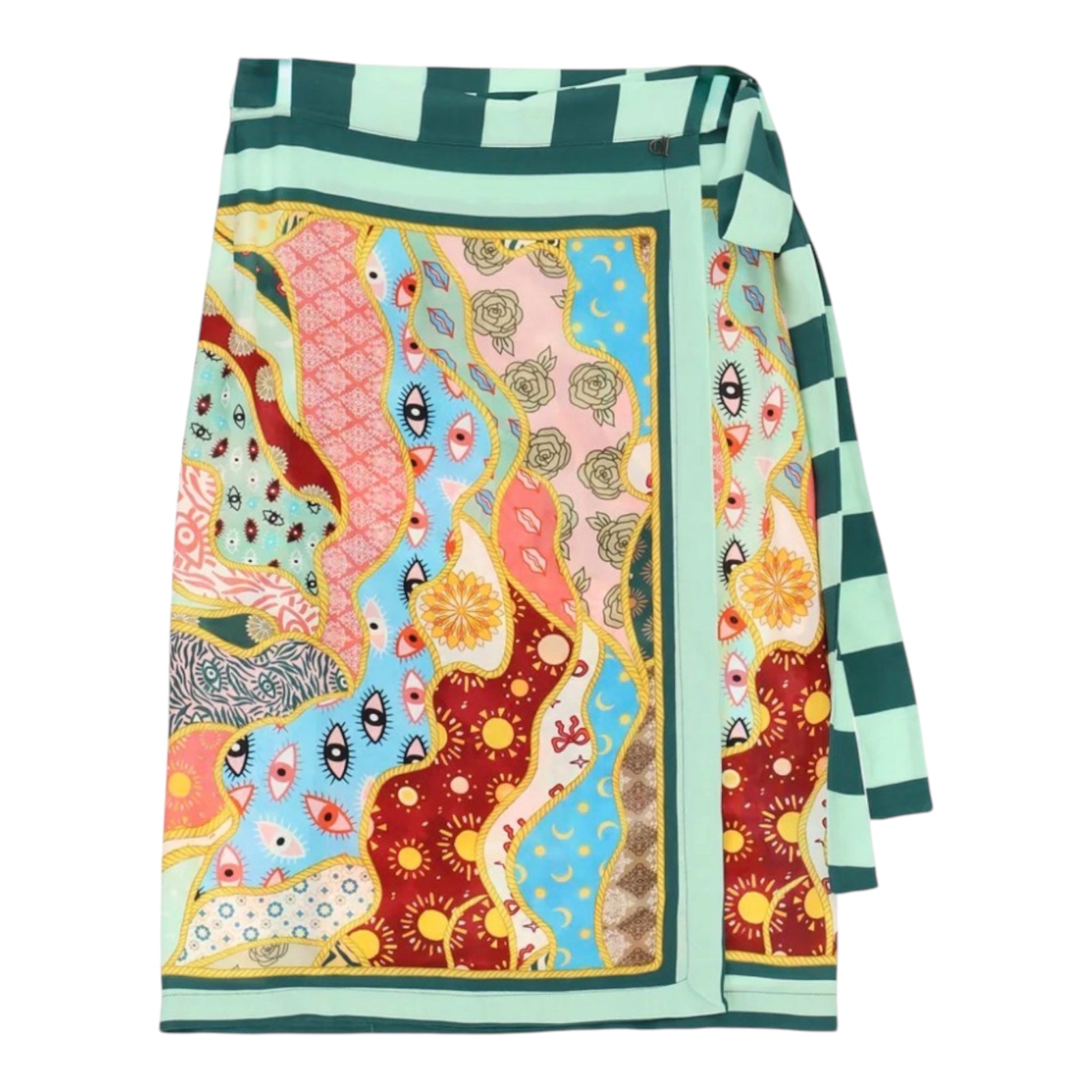 Dixie gonna pareo fantasia patchwork