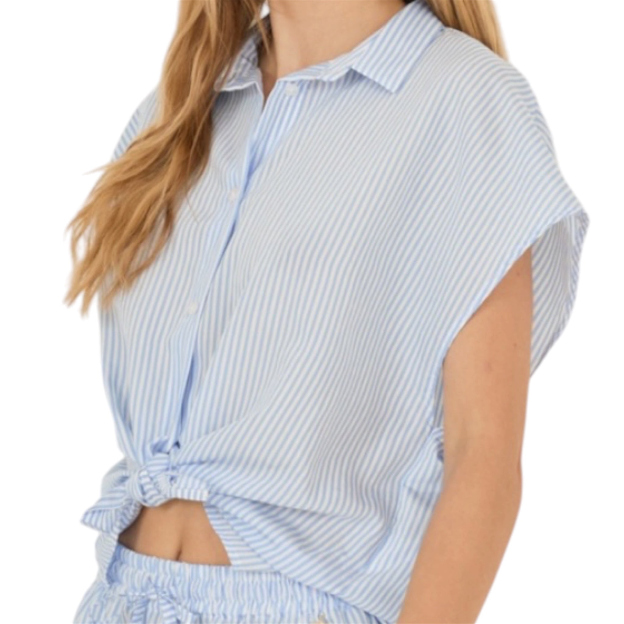 Souvenir camicia in mussola rigata