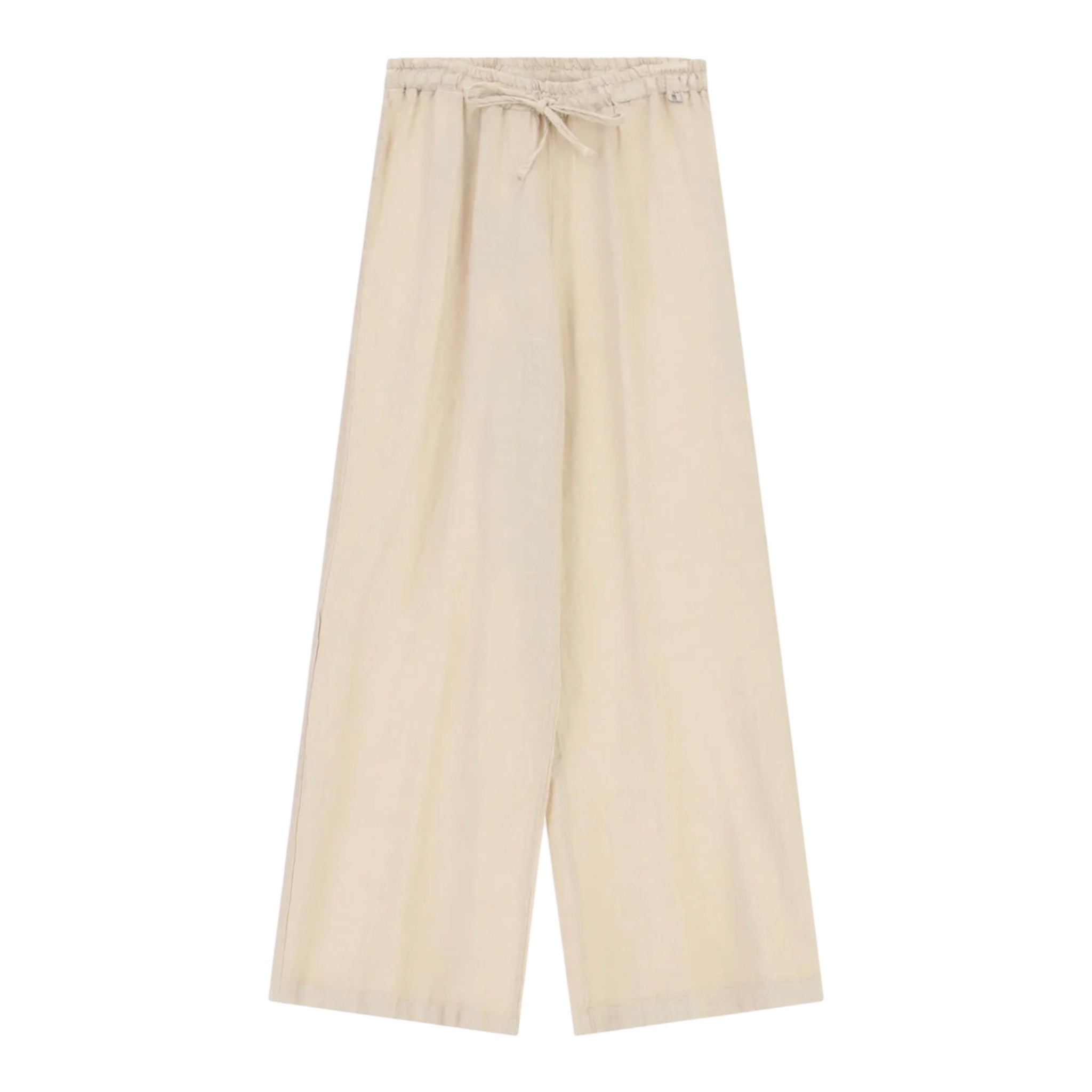 Dixie pantalone in lino con coulisse