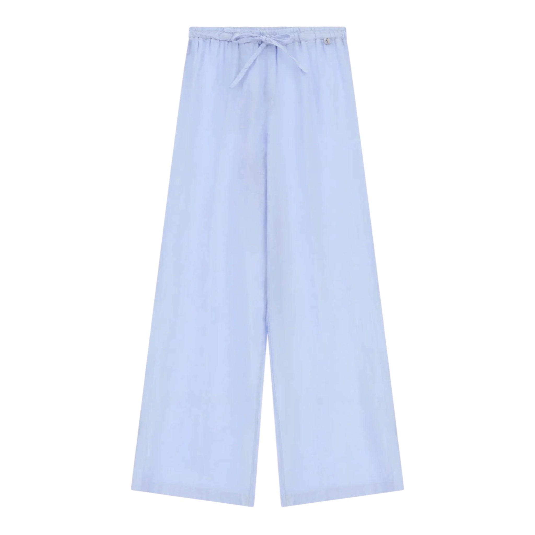 Dixie pantalone in lino con coulisse