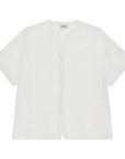 Dixie camicia coreana in lino mezza manica