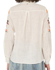 Souvenir camicia con fiori ricamati