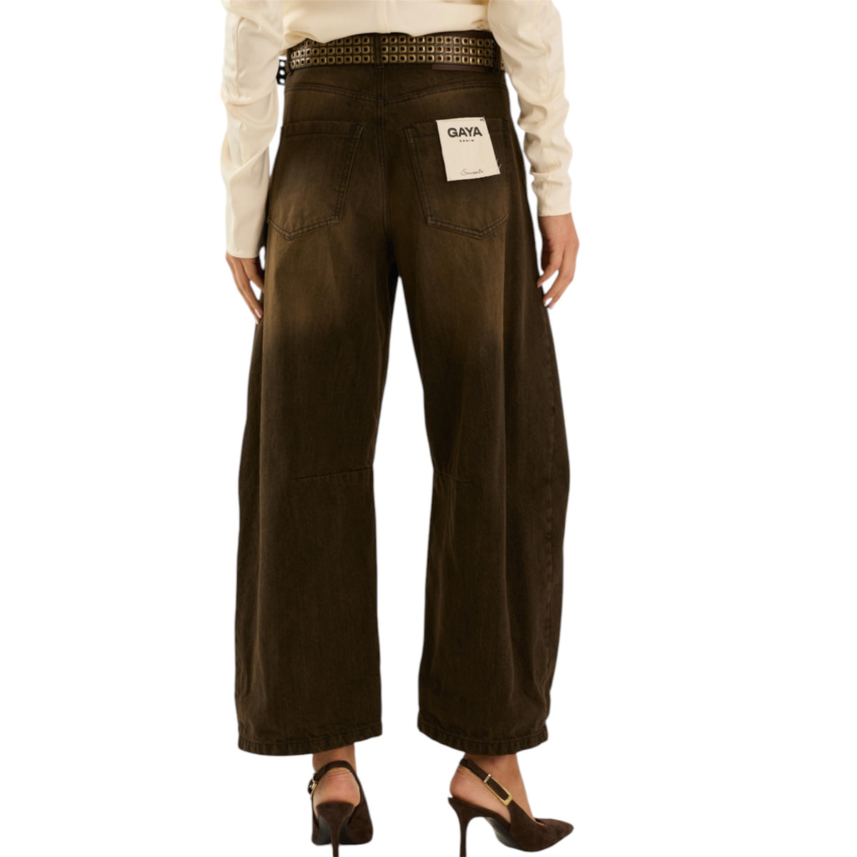 Souvenir jeans delave’ GAYA con cintura