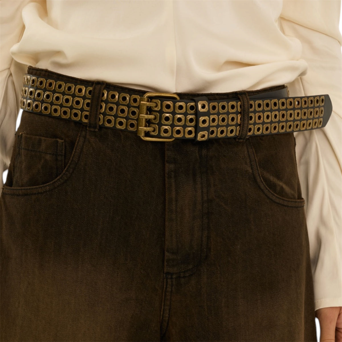 Souvenir jeans delave’ GAYA con cintura