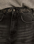 Souvenir jeans con borchie in vita